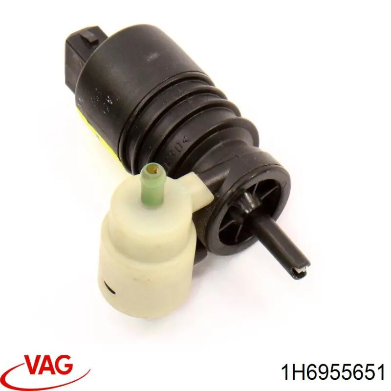 Comprar 1H6955651 VAG Bomba de agua limpiaparabrisas, delantera