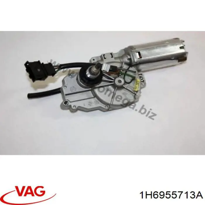Motor limpiaparabrisas, trasera 1H6955713A VAG