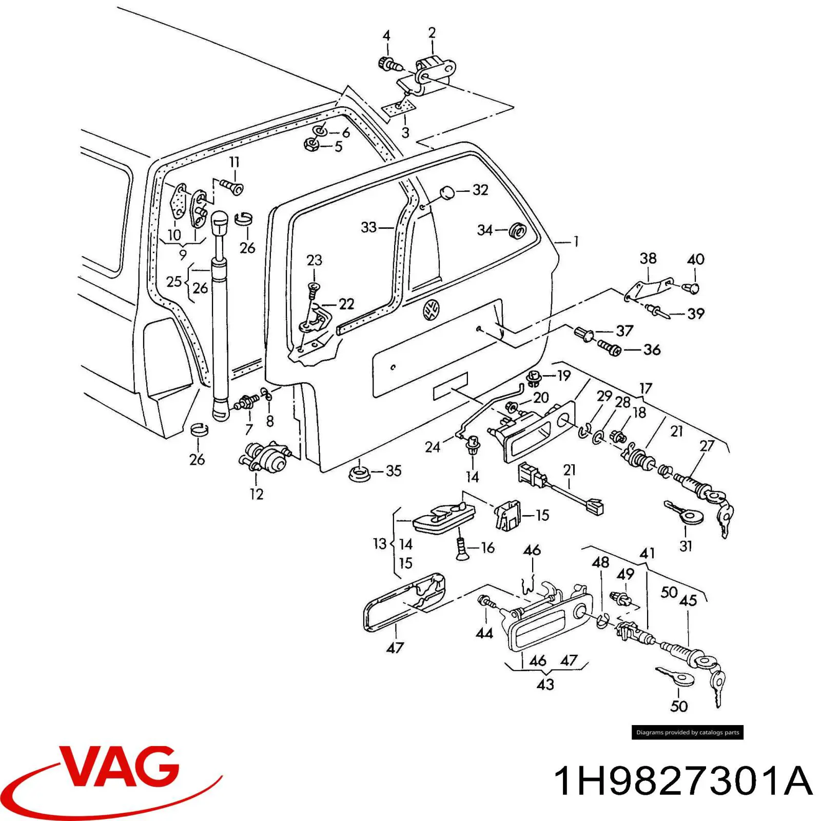 1H9827301A VAG 