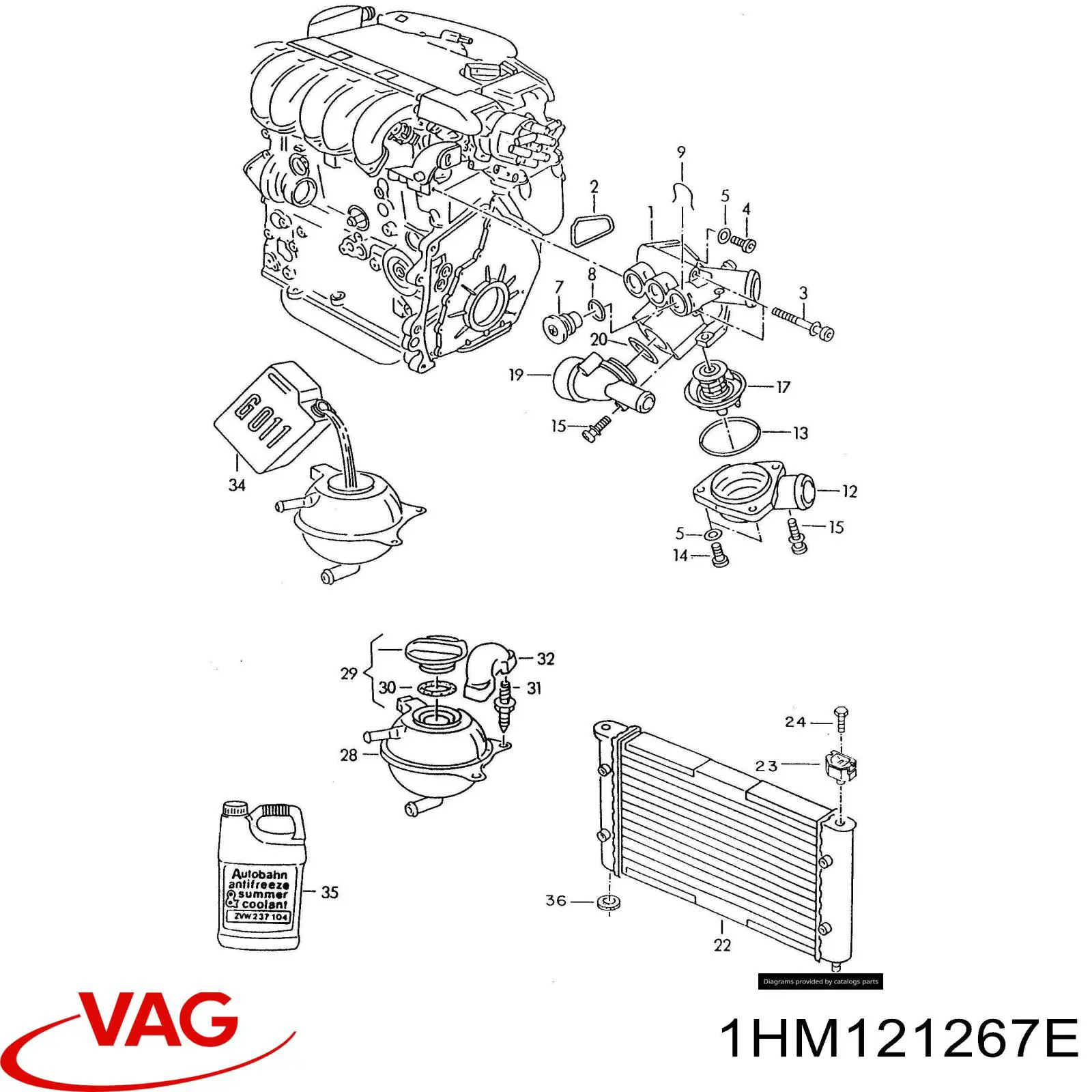 Comprar 1HM121267E VAG 