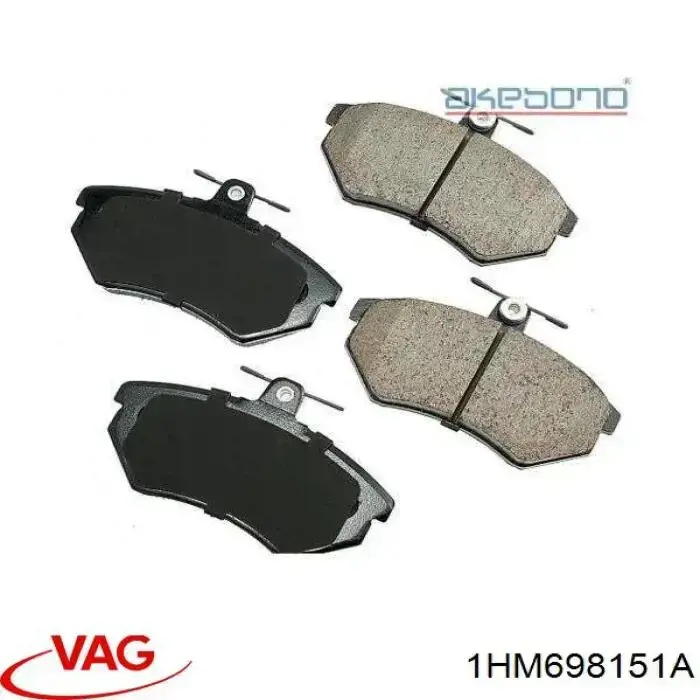 Pastillas de freno delanteras Seat Ibiza 2 6K1