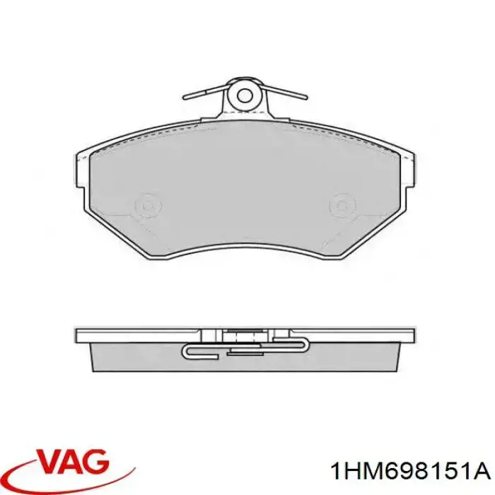 Pastillas de freno delanteras Seat Ibiza 2 6K1