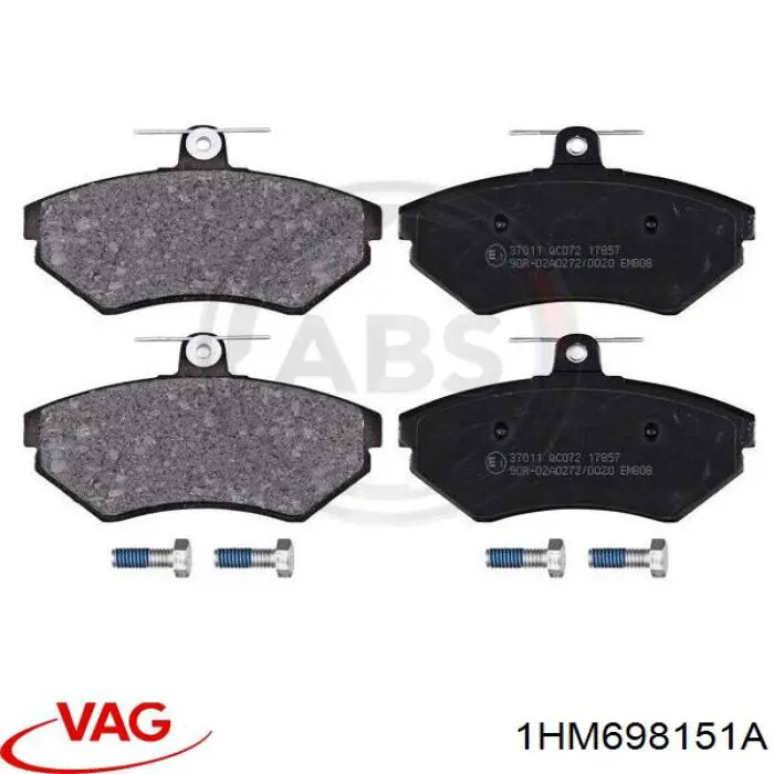 Pastillas de freno delanteras Seat Ibiza 2 6K1