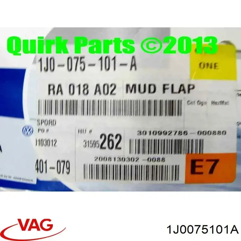 Juego de faldillas traseras VAG 1J0075101A precio, desde 71,49 EUR