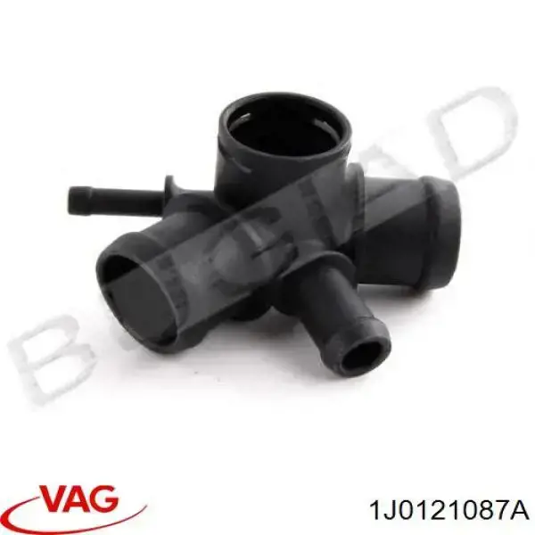 Comprar 1J0121087A VAG Brida del sistema de refrigeración (triple unión)