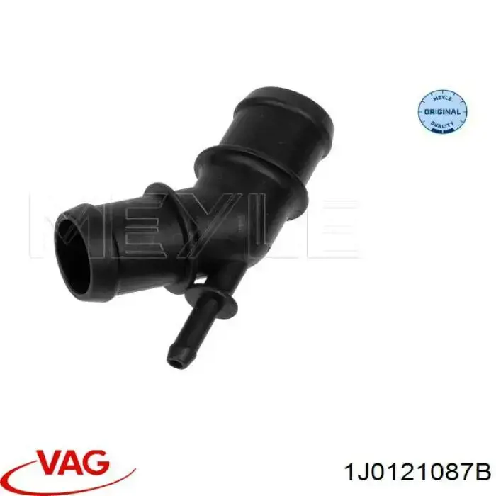 1J0121087B VAG Brida del sistema de refrigeración (triple unión)