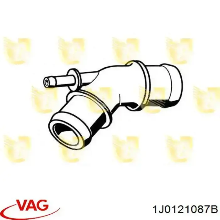 Brida del sistema de refrigeración (triple unión) 1J0121087B VAG