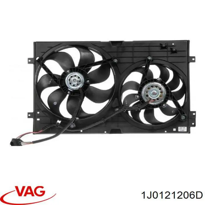 Comprar 1J0121206D VAG Soporte del motor del ventilador de refrigeración en el difusor