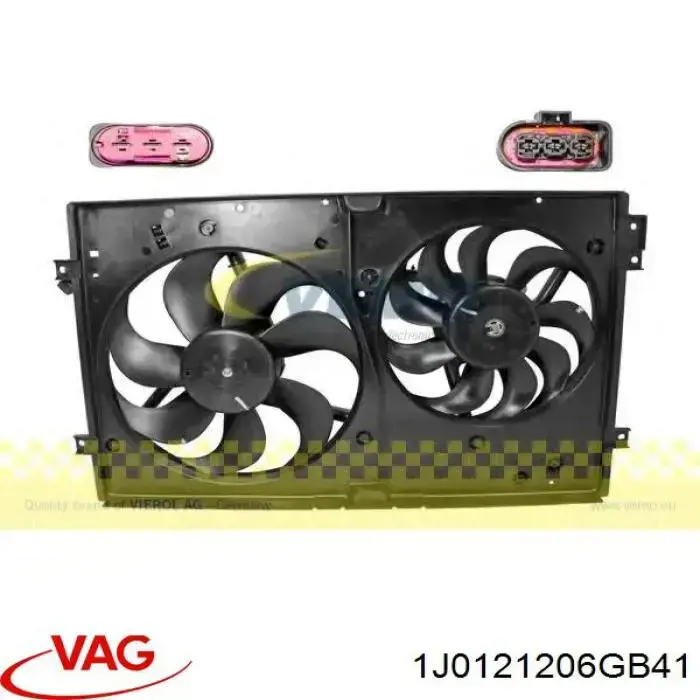 Comprar 1J0121206GB41 VAG Soporte del motor del ventilador de refrigeración en el difusor