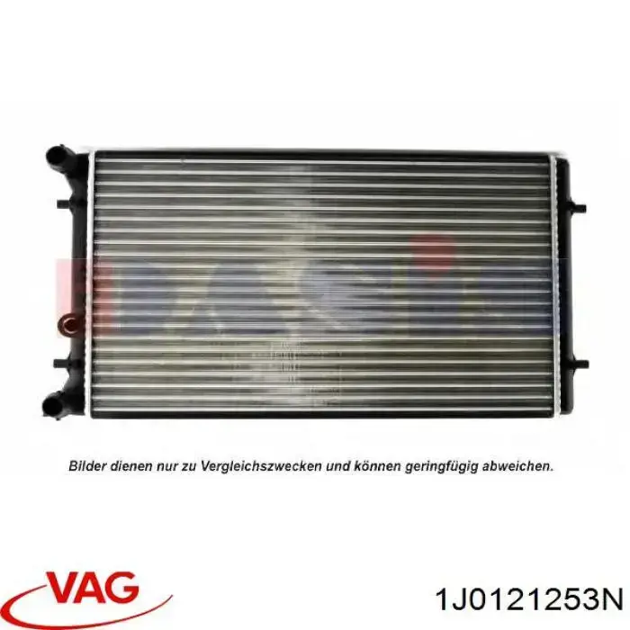 Radiador de água VAG 1J0121253N