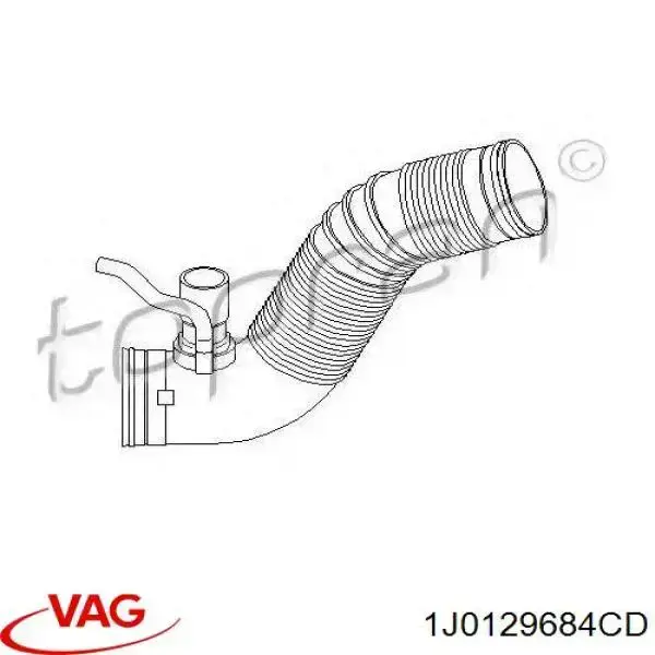 Manguito de aire del medidor de masa de aire VAG 1J0129684CD precio, desde 25,04 EUR