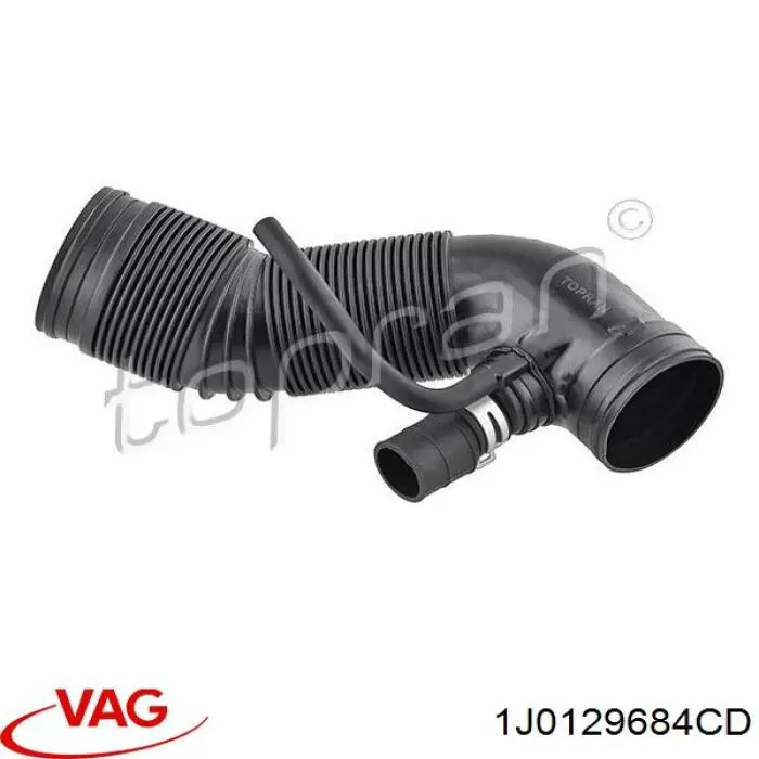 Manguito de aire del medidor de masa de aire VAG 1J0129684CD