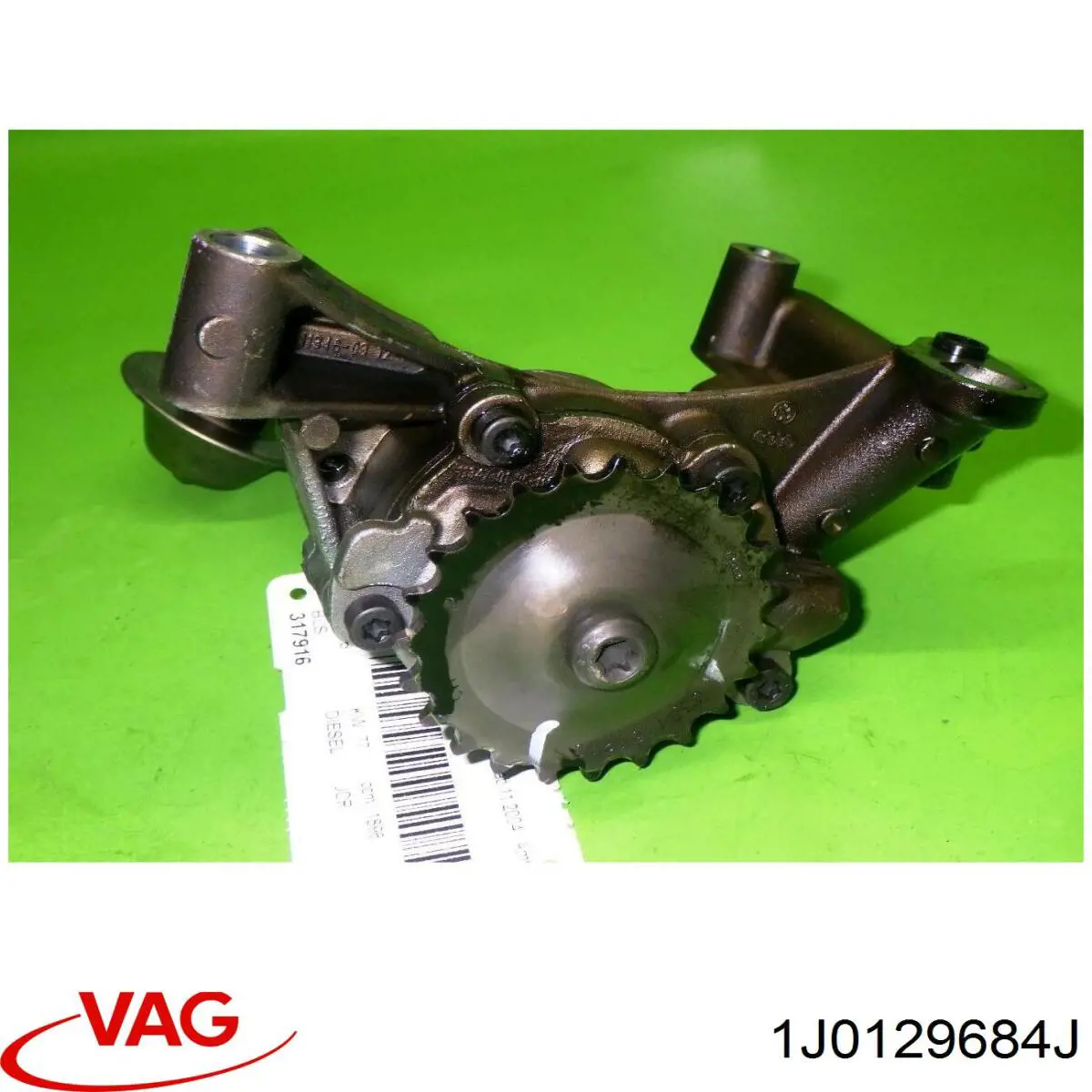 Conducto de aire, salida del filtro de aire VAG 1J0129684J