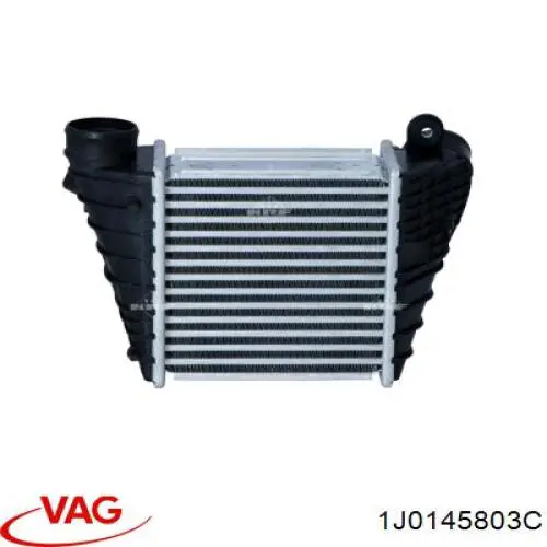 1J0145803C VAG radiador de aire de admisión