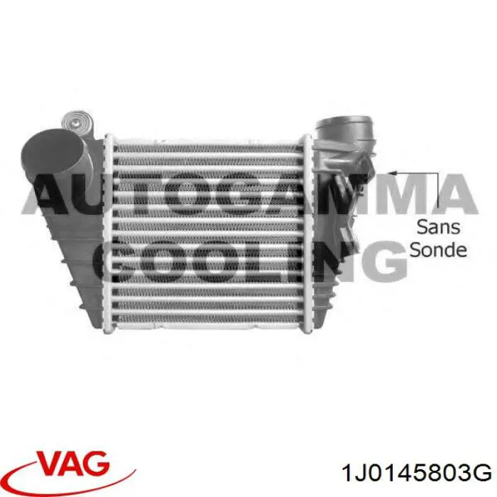 1J0145803G VAG intercooler