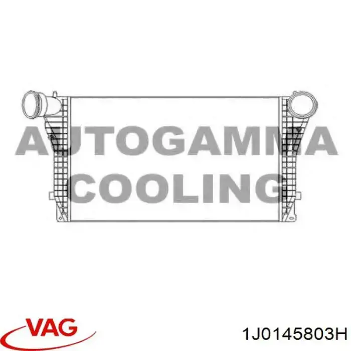 Radiador de aire de admisión VAG 1J0145803H precio, desde 118,70 EUR