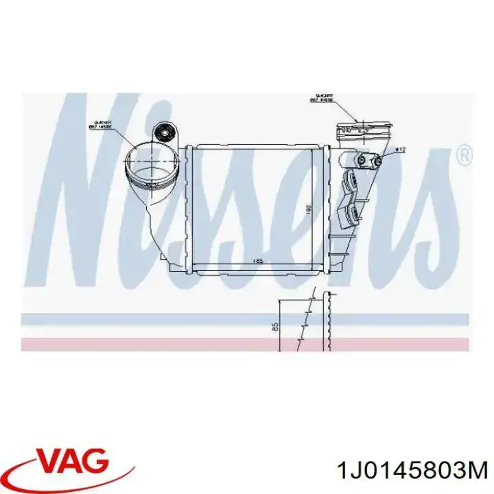 Enfriador de aire de admisión VAG 1J0145803M