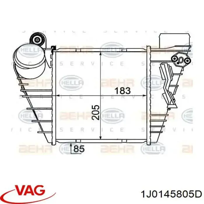 Intercooler 1J0145805D VAG