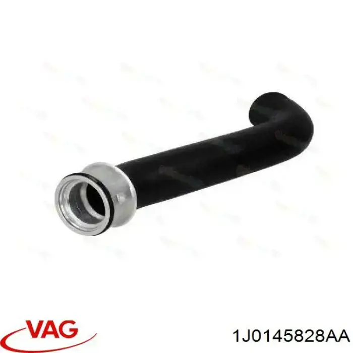 09687 Metalcaucho tubo flexible de aire de sobrealimentación inferior