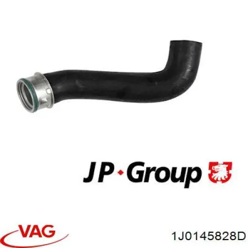 1J0145828D VAG tubo flexible de aire de sobrealimentación inferior