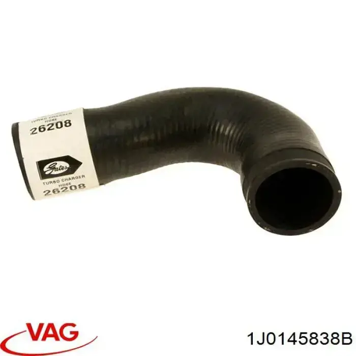 Tubo de salida de aire del turbocompresor VAG 1J0145838B