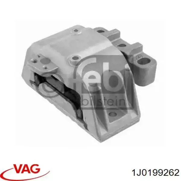 1J0199262 VAG Soporte de motor derecho