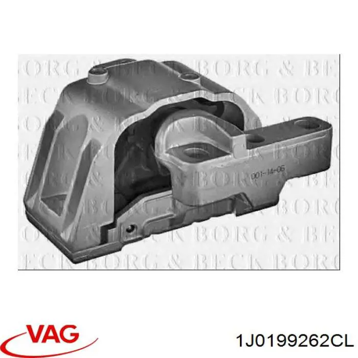 Soporte de motor derecho 1J0199262CL VAG