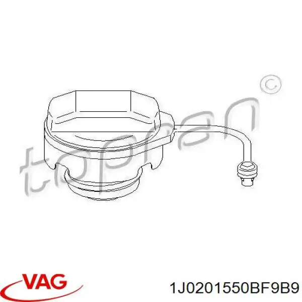 Tapa (tapón) del depósito de combustible Toyota Corolla E12