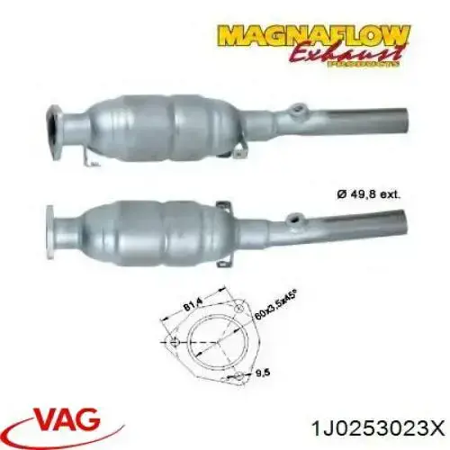 Catalizador VAG 1J0253023X precio, desde 360,47 EUR