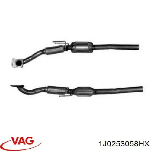 Comprar 1J0253058HX VAG Silenciador delantero