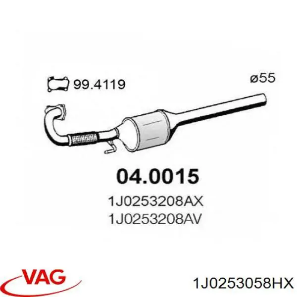 1J0253058HX VAG