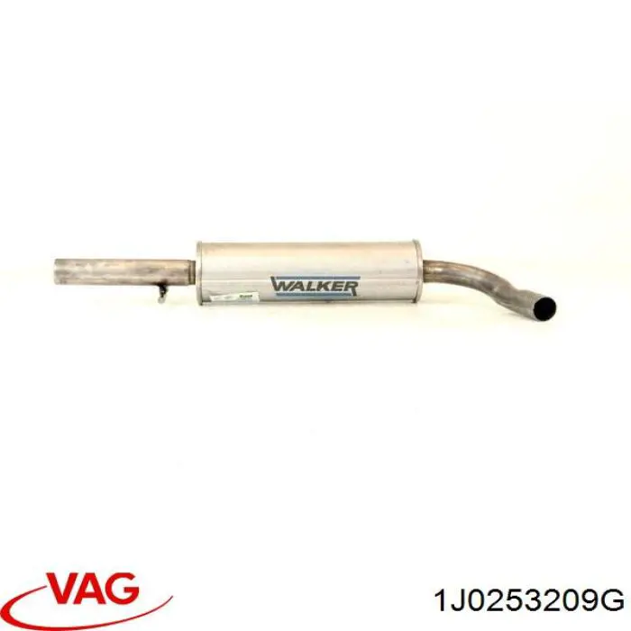 Silenciador central 1J0253209G VAG