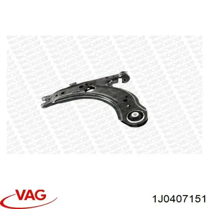 Brazo inferior izquierdo/derecho de suspensión delantera VAG 1J0407151