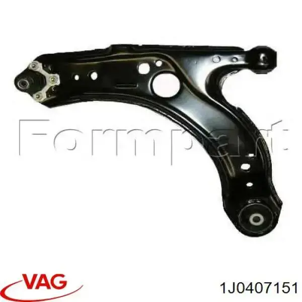 Brazo inferior izquierdo/derecho de suspensión delantera VAG 1J0407151 precio, desde 37,95 EUR