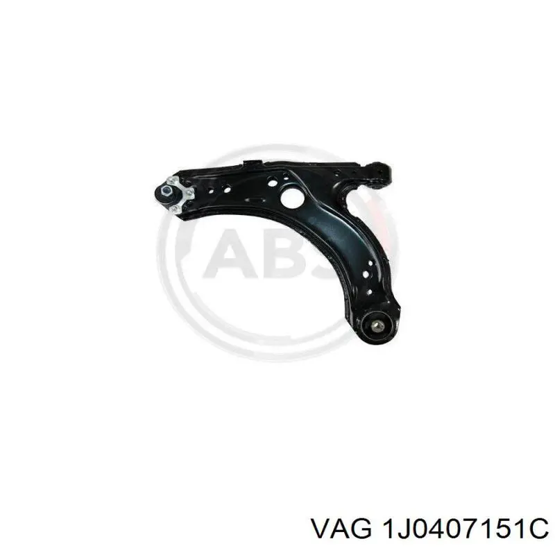 Brazo inferior izquierdo/derecho de suspensión delantera 1J0407151C VAG