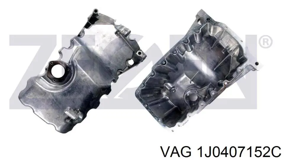 Brazo inferior izquierdo/derecho de suspensión delantera VAG 1J0407152C