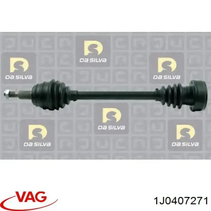 1J0407271 VAG Semieje delantero izquierdo