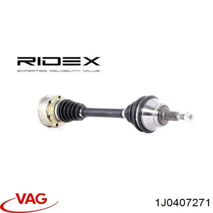 Semieje delantero izquierdo VAG 1J0407271 precio, desde 69,70 EUR
