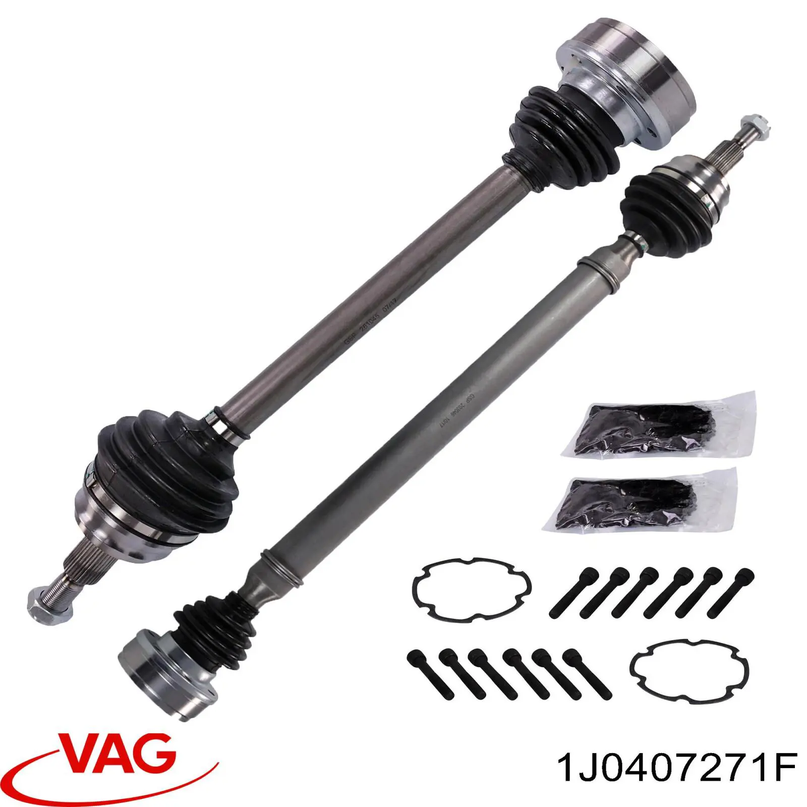 Semieje delantero izquierdo VAG 1J0407271F precio, desde 52,57 EUR