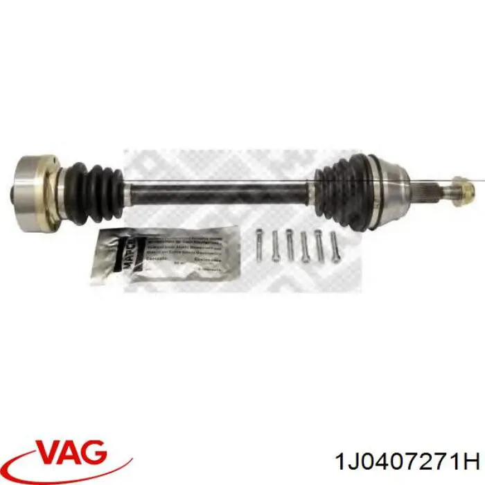 Comprar 1J0407271H VAG Semieje delantero izquierdo