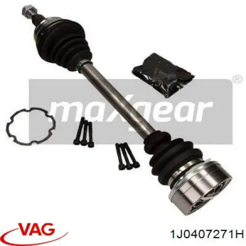 Semieje delantero izquierdo VAG 1J0407271H precio, desde 53,72 EUR