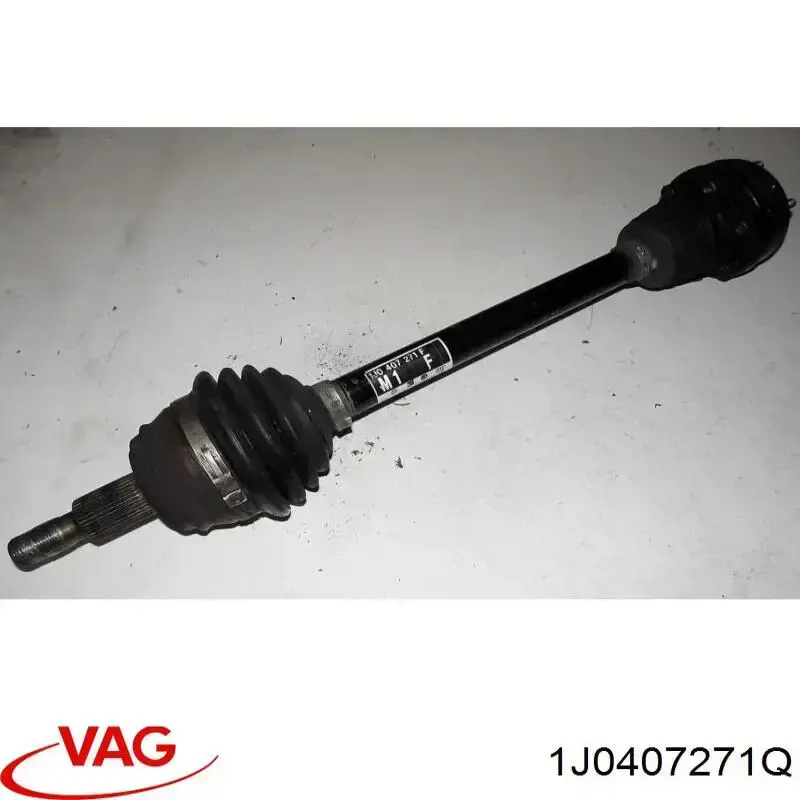 Semieje delantero izquierdo 1J0407271Q VAG