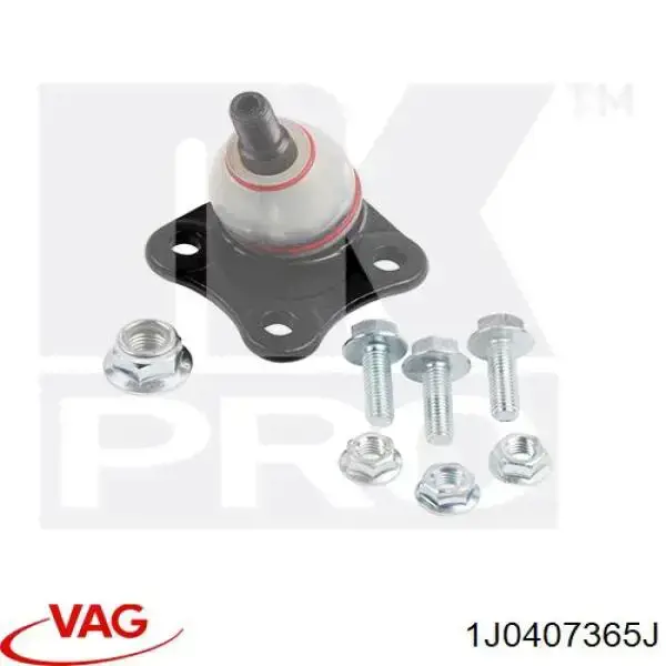 Comprar 1J0407365J VAG Rótula de suspensión inferior izquierda