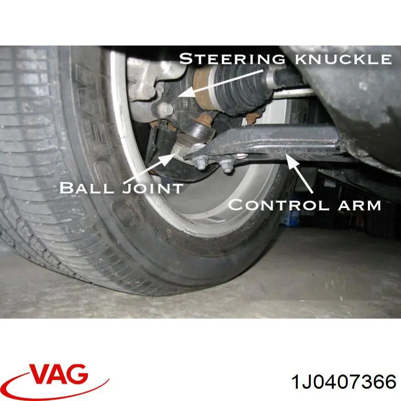 Cojinete de bola inferior derecho VAG 1J0407366