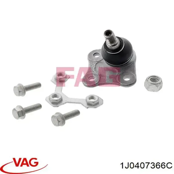 Comprar 1J0407366C VAG Rótula de suspensión inferior derecha