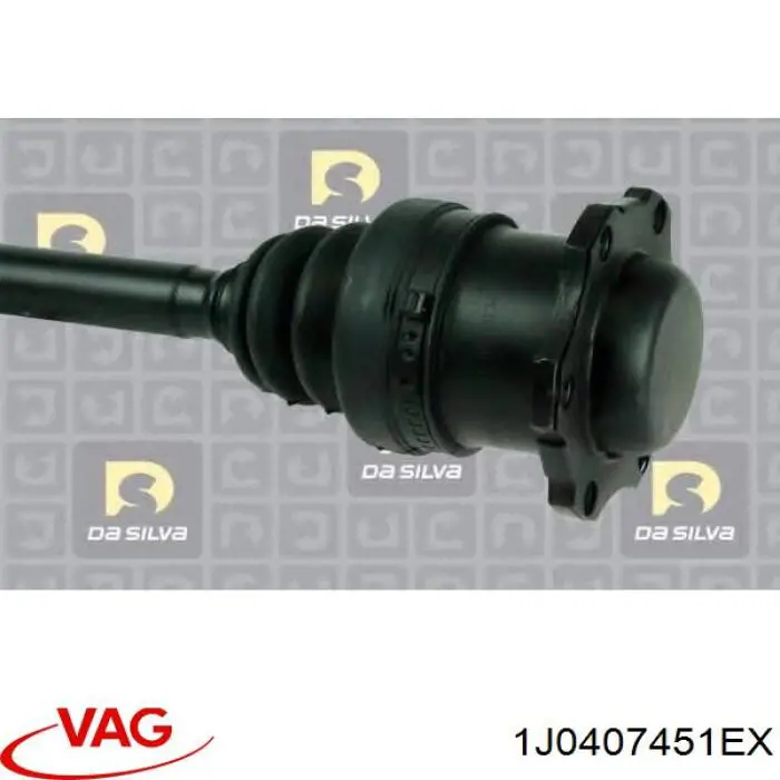 Comprar 1J0407451EX VAG Semieje delantero izquierdo