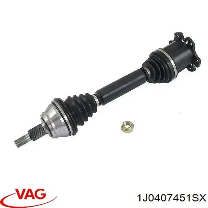 Comprar 1J0407451SX VAG Semieje delantero izquierdo