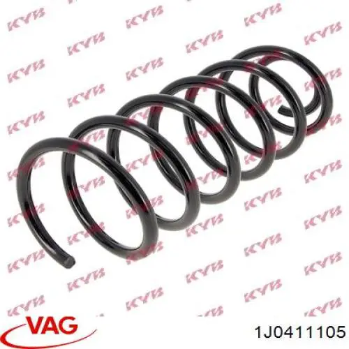Muelle delantero VAG 1J0411105 precio, desde 27,56 EUR