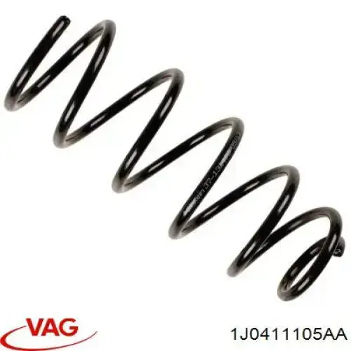 Comprar 1J0411105AA VAG Muelle delantero