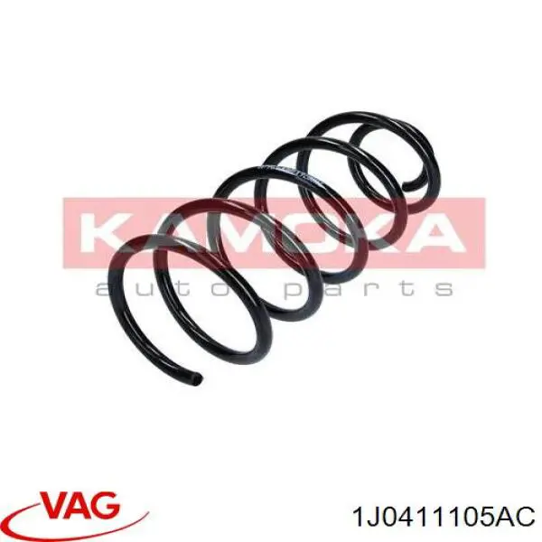 Muelle delantero 1J0411105AC VAG